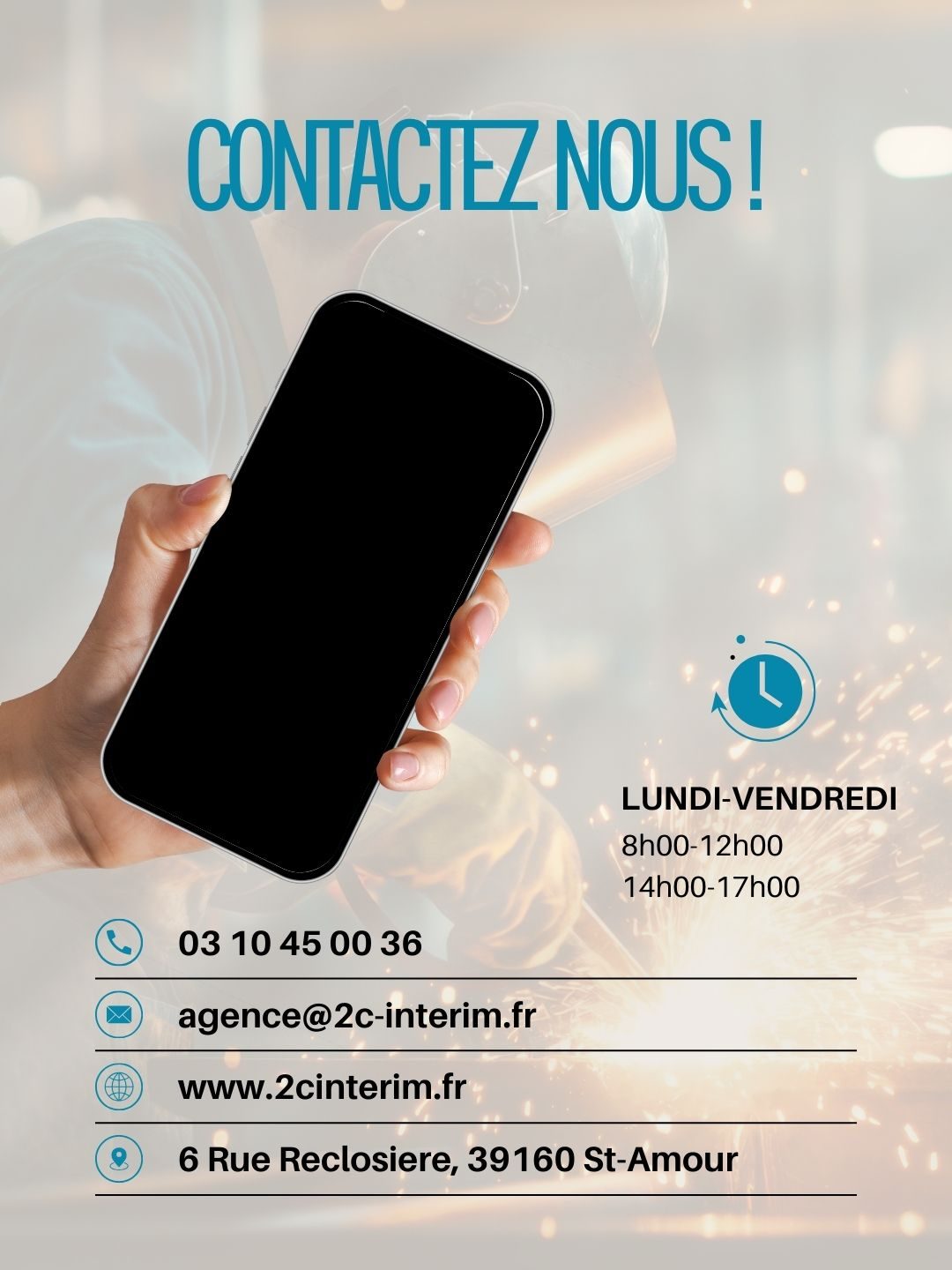 Post Instagram Informations de Contact Moderne Minimaliste Beige Noir (1)